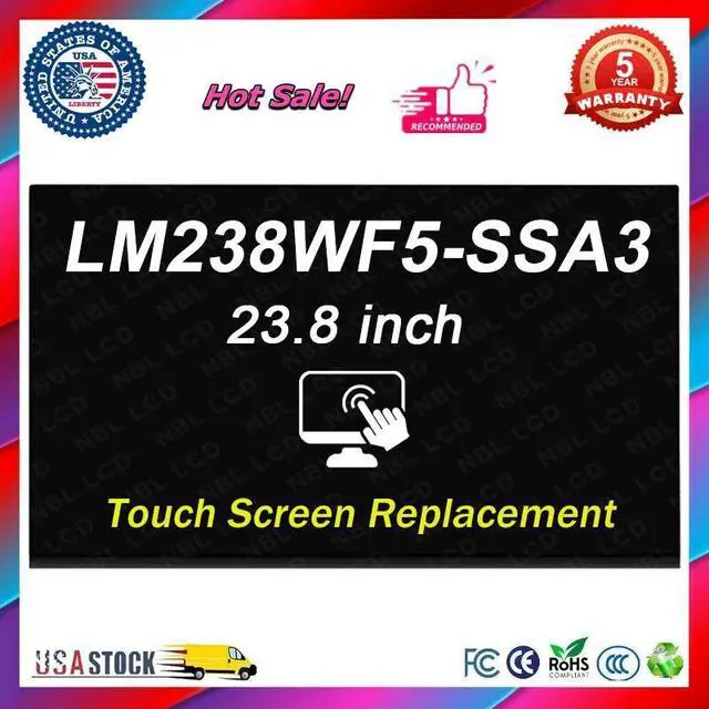 Main image of NUOLAISUN LM238WF5-SSA3 23.8 inch LG 1920x1080 LCD Screen Touch Panel A+ LM238WF5 (SS)(A3)