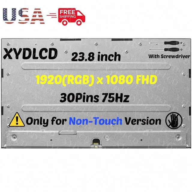 Main image of NUOLAISUN 23.8in MV238FHM-N62 MV238FHM N62 FHD LCD Non-Touch Screen Display Replacement A+