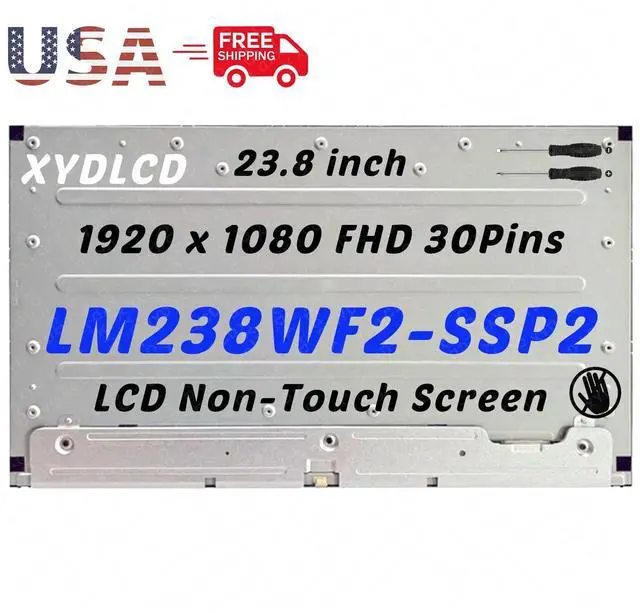 Main image of NUOLAISUN 23.8" LG LM238WF2-SSP2 LM238WF2(SS)(P2) LM238WF2 SSP2 FHD LCD IPS Screen Display