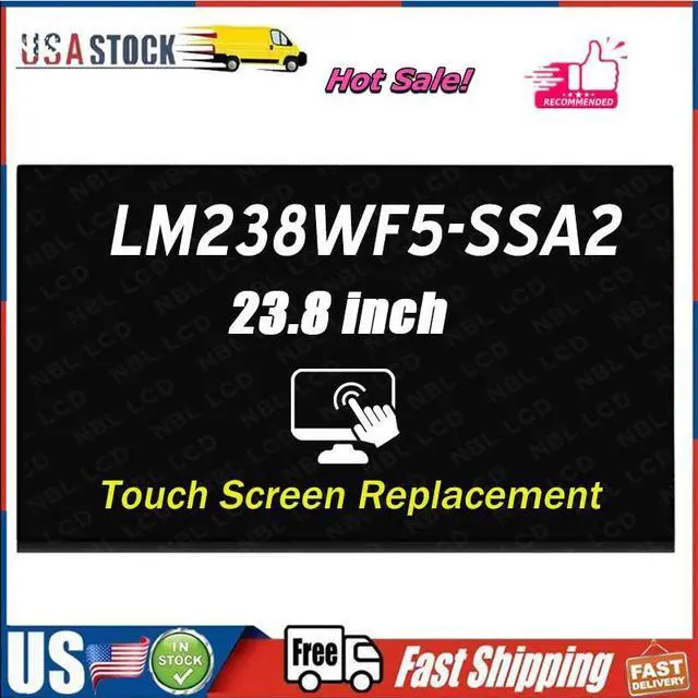 Main image of NUOLAISUN Replacement 23.8" LM238WF5-SSA2 FHD LCD Touch Screen for ASUS M241 M241D All-in One
