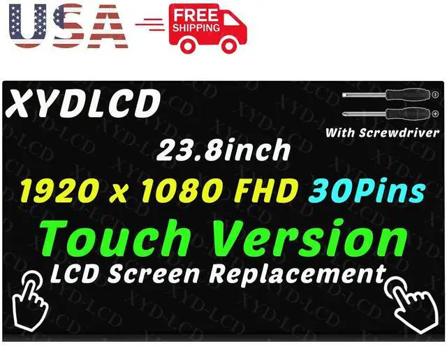 Main image of NUOLAISUN New for HP 24-CB 24-CB0110 All-in-One 24" Borderless LCD Touch Screen 23.8" FHD