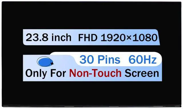 Main image of NUOLAISUN 23.8" for Lenovo All-in-One 3-24IMB05 LCD Non- Touch Screen Display FHD 1080P