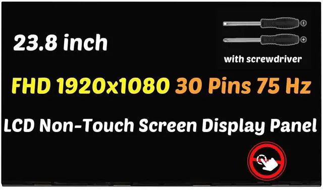 Main image of NUOLAISUN For Dell OptiPlex YXN48 for AIO 23.8" LED LCD Screen FHD Display Panel 1920x1080 New