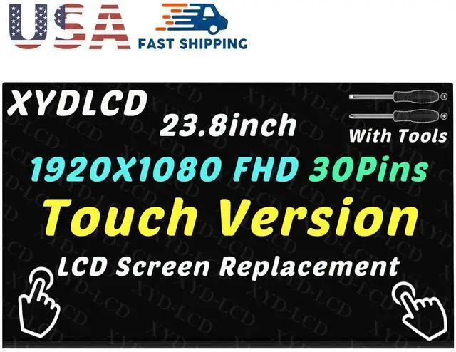 Main image of NUOLAISUN 23.8in for Dell 7NTHJ 07NTHJ All-in-One LCD Touch Screen Display Replacement FHD