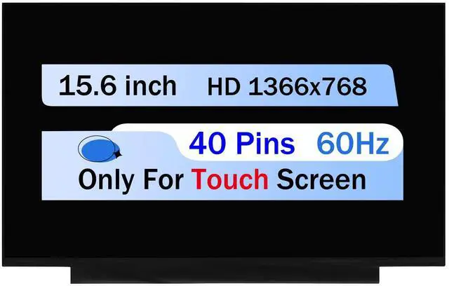 Main image of NUOLAISUN For HP 15-DY2702DX 15-DY2703DX 15-DY4013DX 15.6" HD LCD Touch Screen Replacement