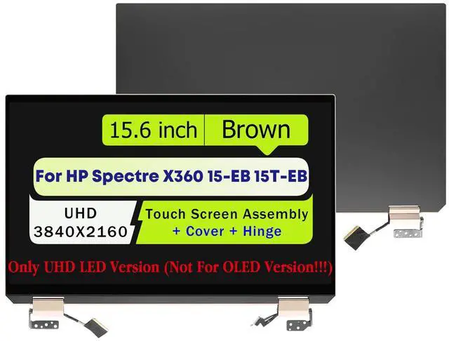 Main image of For HP Spectre x360 15-EB0083NR L97634-001 M16387-001 L97639-001 L97640-001 L73402-1J2 L97636-001 L97635-001 L97633-001.(Not For OLED) LCD Display Touch Screen Replacement Digitizer Assembly