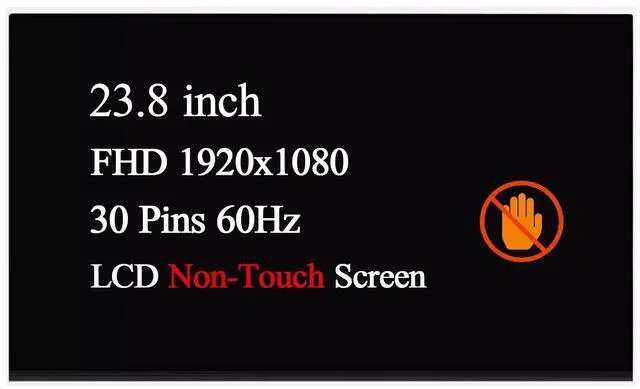 Main image of NUOLAISUN 23.8" for HP LTM238HL02 LCD Non-Touch Screen Replacement Display Panel FHD 1080P