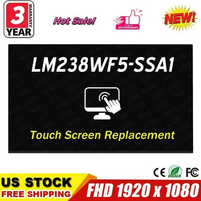 Main image of NUOLAISUN LM238WF5 SS A1 23.8" for HP LCD LED Touch Screen Display LM238WF5-SSA1 1080P