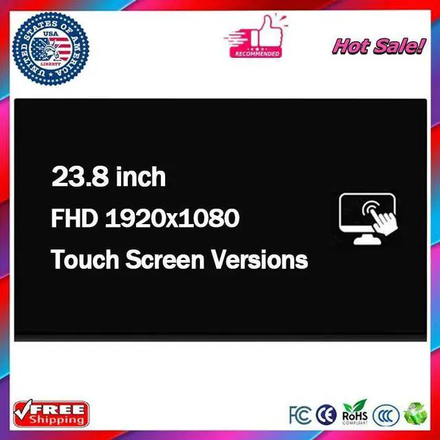 Main image of NUOLAISUN 23.8" Compatible with HP 24-DF0072DS LCD Touch Screen Display Replacement