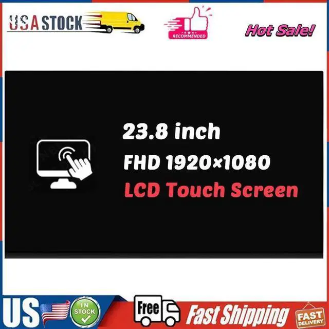 Main image of NUOLAISUN FHD 23.8" for Dell PN 0HHF3J 24-5490 LCD Replacement All-in-One Touch Screen New