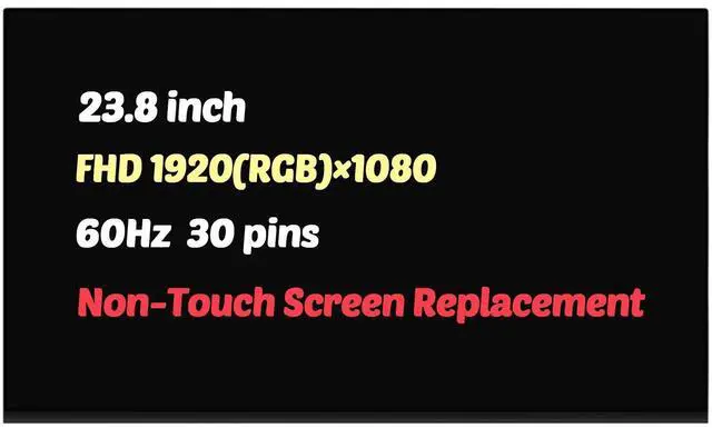 Main image of NUOLAISUN 23.8" LM238WF4-SSJ2 FHD Non-Touch LCD Screen Display Panel LM238WF4(SS)(J2)