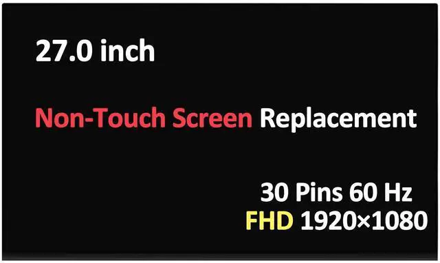Main image of NUOLAISUN 27.0" M270HW02 V1 LCD Non-Touch Screen Display Panel FHD 1920×1080 30 Pins 60Hz