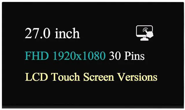 Main image of NUOLAISUN For HP All-in-One N43703-002 LED LCD Touch Screen Replacement Panel 27.0" 1080P