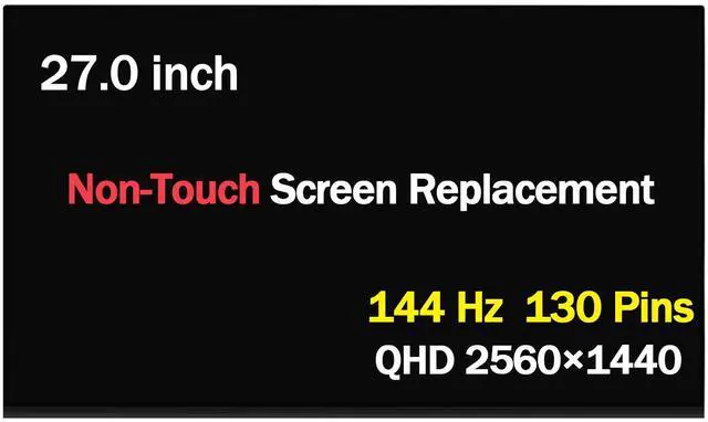 Main image of NUOLAISUN 27" M270DTN01.3 LCD Non-Touch Screen Display Panel QHD 2560×1440 130 Pins 144Hz