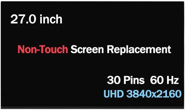 Main image of NUOLAISUN LM270WR3-SSD1 27" UHD LCD Non-Touch Screen Replacement Display LM270WR3(SS)(D1)