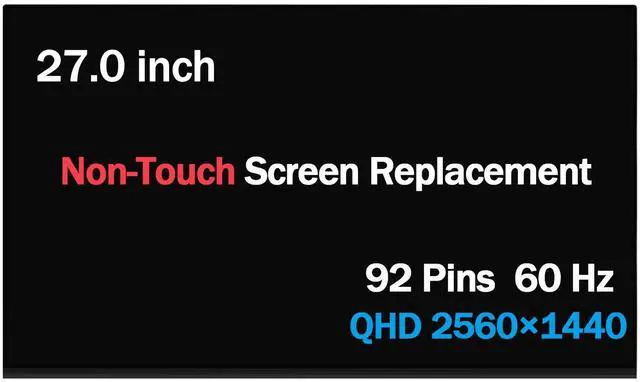 Main image of NUOLAISUN LM270WQ4 SS B3 27" LCD Screen QHD Non-Touch Screen Display LM270WQ4(SS)(B3)