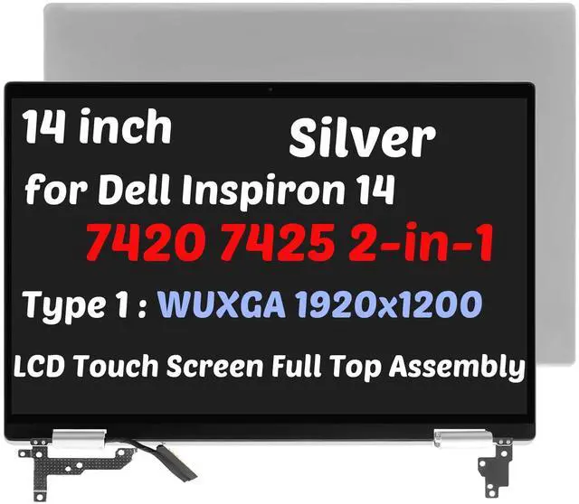 Main image of 14in for Dell Inspiron 14 7420 7425 2-in-1 LCD Touch Screen Hinge UP Assembly