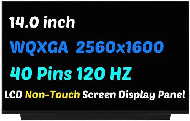 Main image of 14" for NE140QDM-NX1 LM140GF2L01 2560×1600 LCD Non-Touch Screen Display Panel