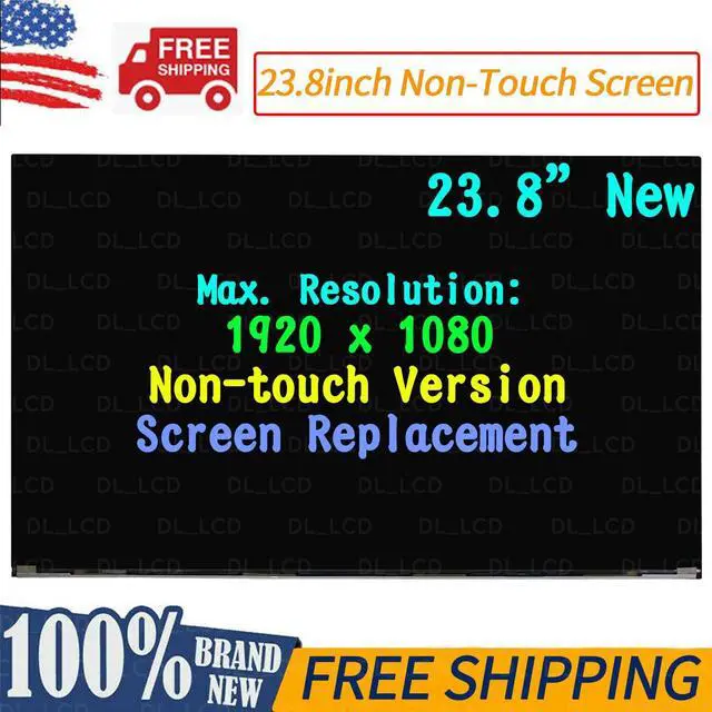 Main image of 24-F 24-f002la 23.8" Borderless FHD Display LCD Screen For HP 1920×1080 New