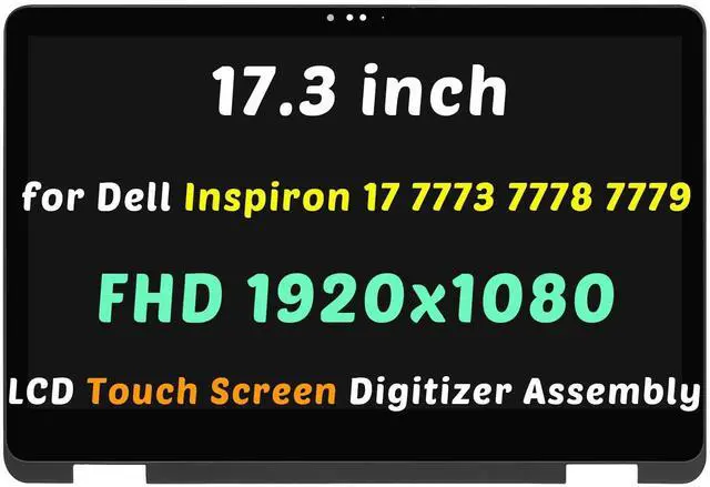 Main image of 17.3" for Dell Inspiron 17 7773 7778 7779 FHD LCD Display Touch Screen Assembly