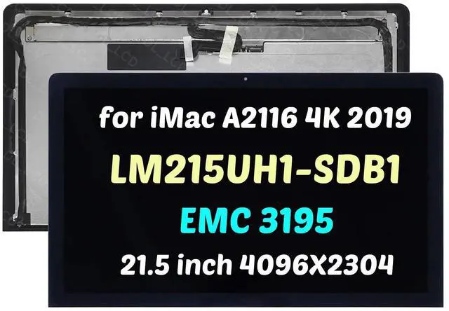 Main image of LM215UH1-SDB1 21.5in UHD LCD Screen Display Front Glass for iMac A2116 EMC 3195