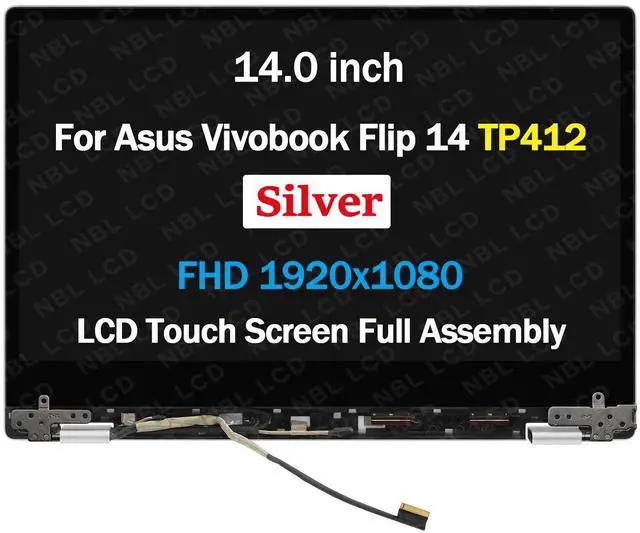 Main image of for ASUS VivoBook Flip TP412 TP412F FHD Touch Screen LCD Display Full Assembly