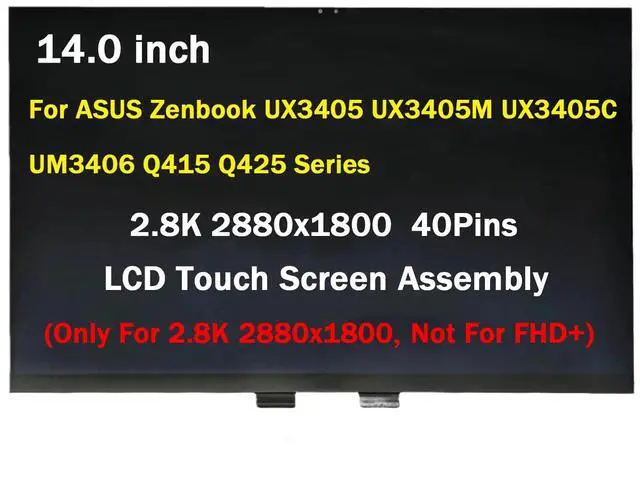 Main image of ATNA40CU06 LCD Touch Screen Assembly for ASUS UX3405 UX3405M UM3406 Q425M UX8406