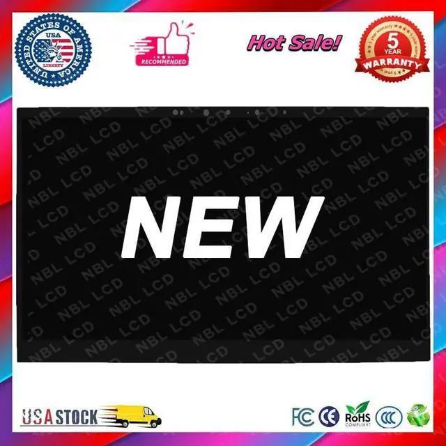 Alt view image 2 of 3 - FHD LCD Touch Screen Assembly for Dell Inspiron 15 7506 2-in-1 P97F P97F005 New