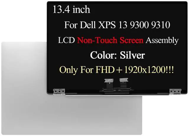 Main image of New For Dell XPS 13 9310 13.4" FHD+ LCD Screen Complete Assembly Non-Touch VVK8Y