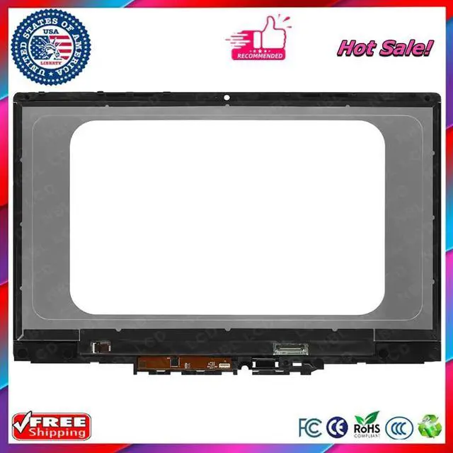 Alt view image 2 of 4 - LCD Touch Screen Assembly W/Bezel 14" For DELL Inspiron 14 5482 5491 5485 43GCF
