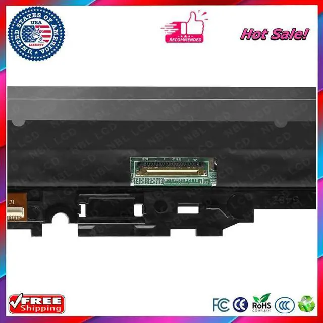 Alt view image 3 of 4 - LCD Touch Screen Assembly W/Bezel 14" For DELL Inspiron 14 5482 5491 5485 43GCF