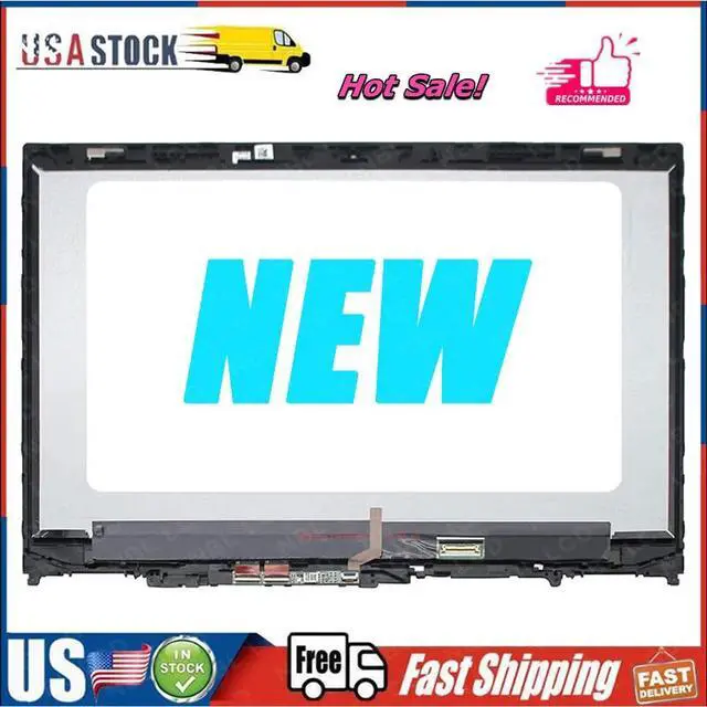 Alt view image 2 of 3 - Flex 5-13IML05 for Lenovo IdeaPad Chromebook LCD Touch Screen Assembly Bezel 13