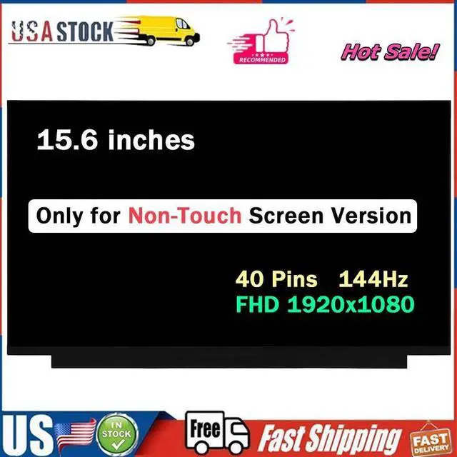 Main image of New 15.6" NV156FHM-NY4 NV156FHM-NY5 LCD Screen Display Panel FHD 40 Pins 144HZ