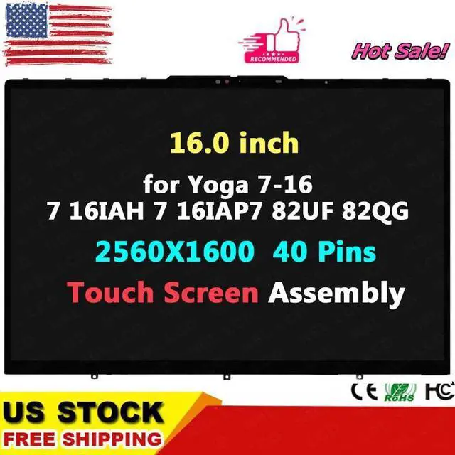 Main image of 16" for Lenovo Yoga 7 16IAP7 82QG 82QG0014US LCD Assembly Touch Screen Digitizer