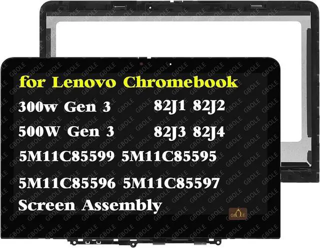 Main image of Screen Replacement for Lenovo 300W 500W Gen 3 82J1 82J2 82J3 82J4 5M11C85599 5M11C85595 5M11C85596 5M11C85597 5M11C85598 5M11F29040 5M11F29041 LCD Touch Screen Display Digitizer Assembly