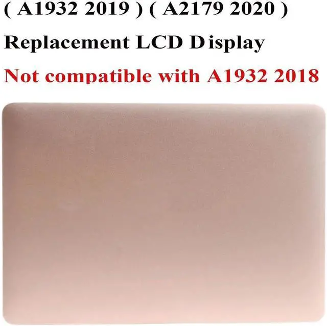 Alt view image 2 of 2 - 13.3" for MacBook Air Retina 2020 A2179 EMC 3302 MVH22 MVH42 MVH52 MWTJ2 MWTK2 MWTL2 LCD Screen Replacement Display Full Top Complete Assembly 2560x1600 (Gold)