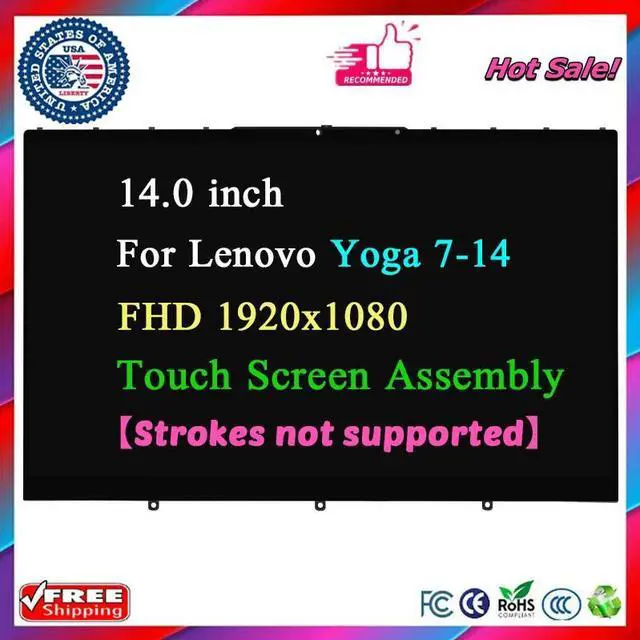 Main image of For Lenovo Yoga 7-14 7-14ITL5 7i-14ITL5 LCD Touch Screen Digitizer Assembly FHD