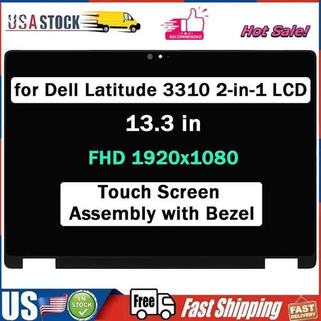 Main image of for Dell Latitude 3310 2-in-1 P95G P95G002 135WG LCD Touch Screen Replacement