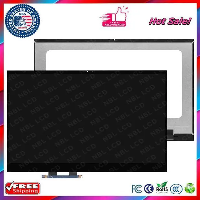 Alt view image 2 of 3 - For HP Envy 17-CH 17M-CH 17.3" FHD Touch Screen Digitizer LCD Display M45769-001