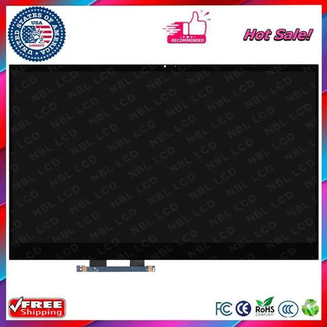 Alt view image 3 of 3 - For HP Envy 17-CH 17M-CH 17.3" FHD Touch Screen Digitizer LCD Display M45769-001