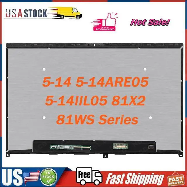 Alt view image 2 of 3 - New for Lenovo IdeaPad Flex 5-14ARE05 81X20005US 81X20007US LCD Display Touch Screen