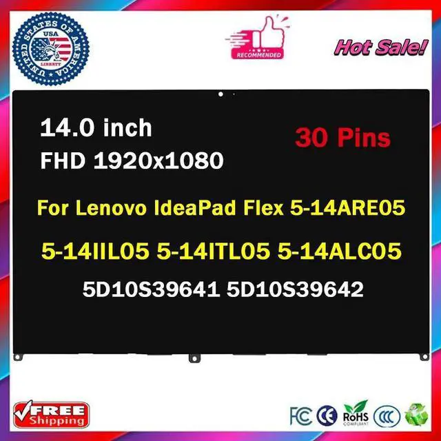 Main image of 14" LCD Touch Screen Display Assembly for Lenovo IdeaPad Flex 5 14ALC05 FHD 82LT