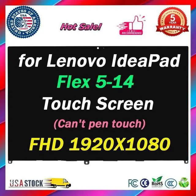 Main image of New for Lenovo IdeaPad Flex 5-14 5-14ITL05 Lcd Touch Screen FHD 14" 5d10s39641