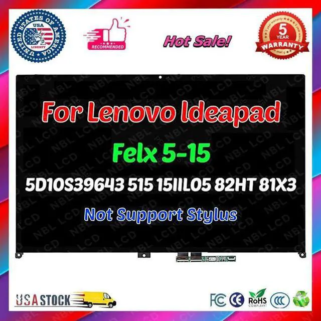 Main image of 5D10S39643 LCD Touch Screen Display Assembly for Lenovo Ideapad Flex 5 15IIL05