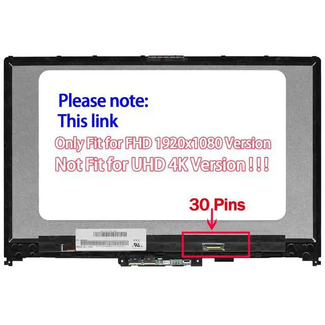 Alt view image 2 of 3 - Screen Replacement 5D10S39643 15.6" for Lenovo Flex 5-15 82HT 81X3 FHD LCD Touch
