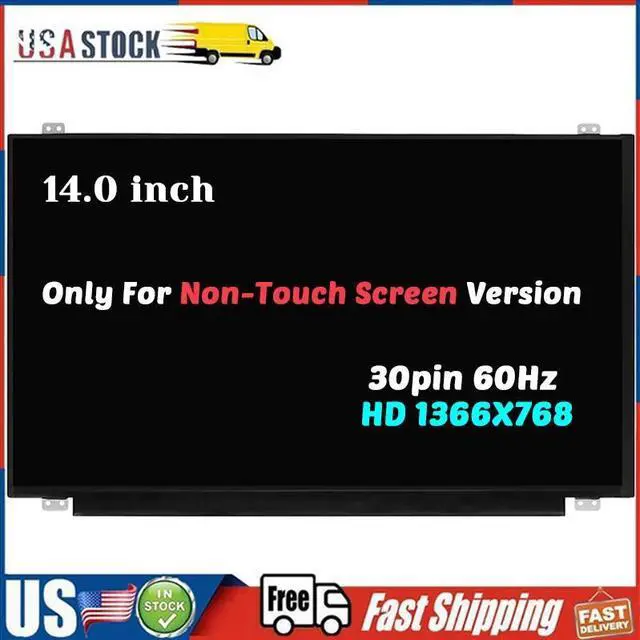 Main image of Screen Replacement 14.0" NT140WHM-N31 NT140WHM-N41 LCD Display HD 1366X768 30pin