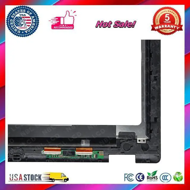 Alt view image 3 of 3 - 13.3 LCD Display Touch Screen Assembly for DELL Inspiron 13 7352 7353+Bezel New