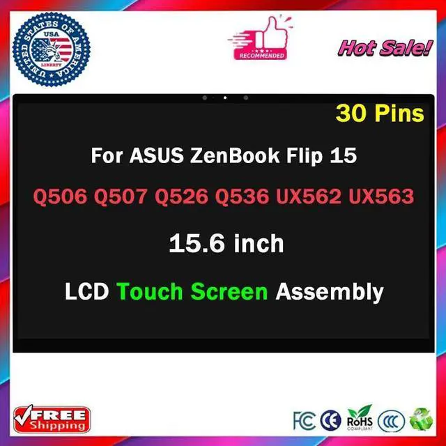 Main image of for ASUS ZenBook Flip Q507IQ Q507IQ-202.BL LCD Touch Screen Digitizer Assembly