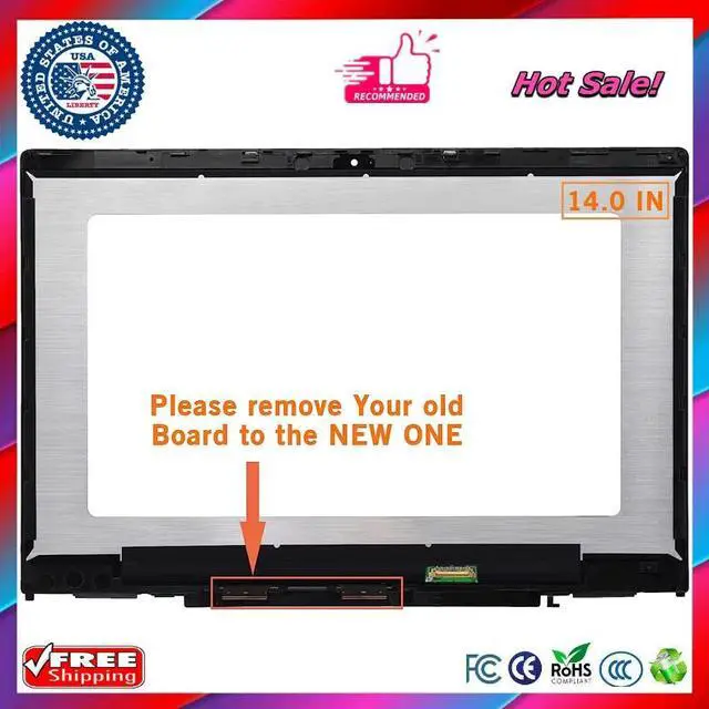 Alt view image 2 of 3 - for HP Pavilion x360 14M-CD 14m-cd0003dx LCD Display Touch Screen FHD Assembly