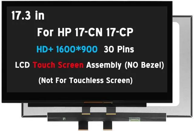 Main image of M51679-001 17.3" HD+ For HP 17-CP 17-CP0035CL LCD Touch Screen Display Assembly